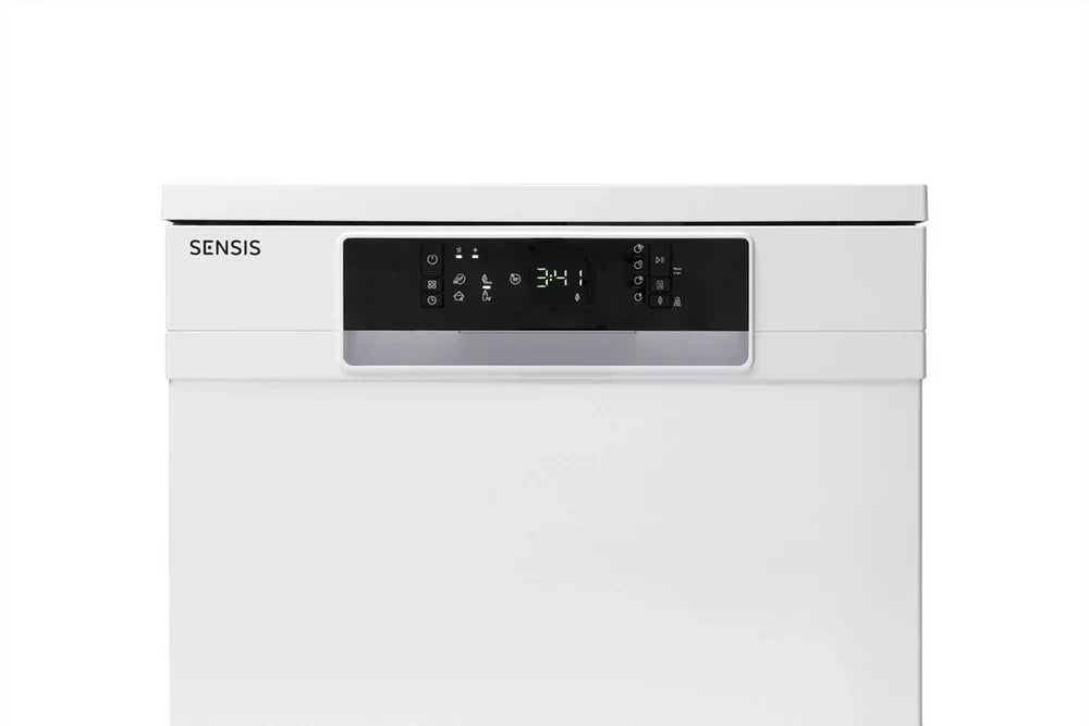 Sensis DWF0214FSDWA Freestanding Full Size Dishwasher White with 14 Place Settings