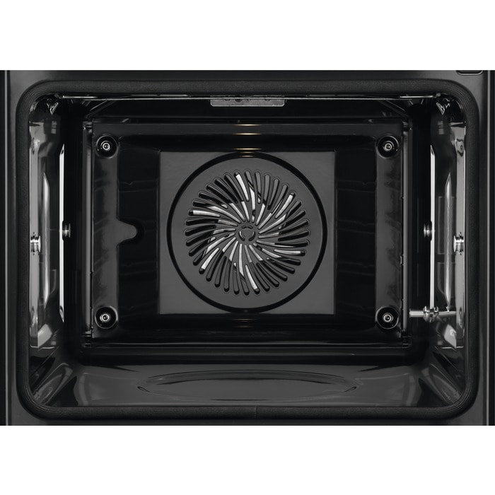 AEG 6000 Series BPS555060M Steam Bake Electric Single Built in Oven with Retractable Dials in Stainless Steel