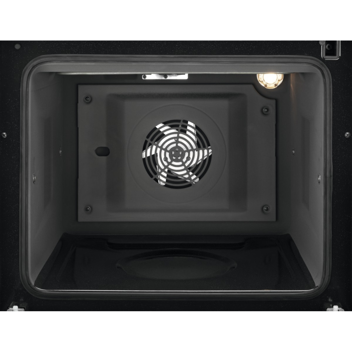 AEG CCB6741ACM 6000 Series Steam Bake 60cm Freestanding Electric Cooker with Ceramic Hob in Stainless Steel