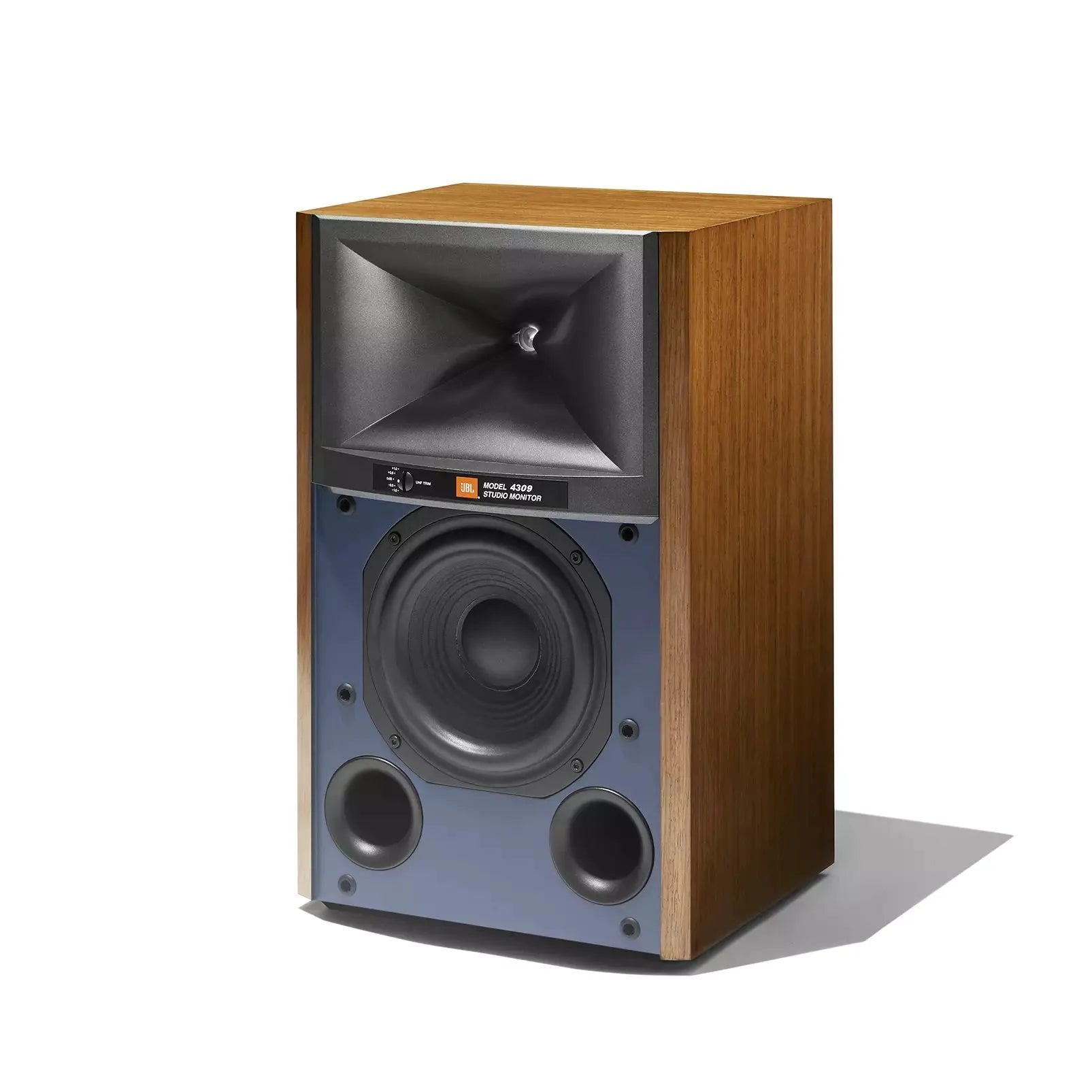 Arcam A25+ Integrated Amplifier Black with JBL 4309 Studio Monitor Bookshelf Speakers Walnut Pair