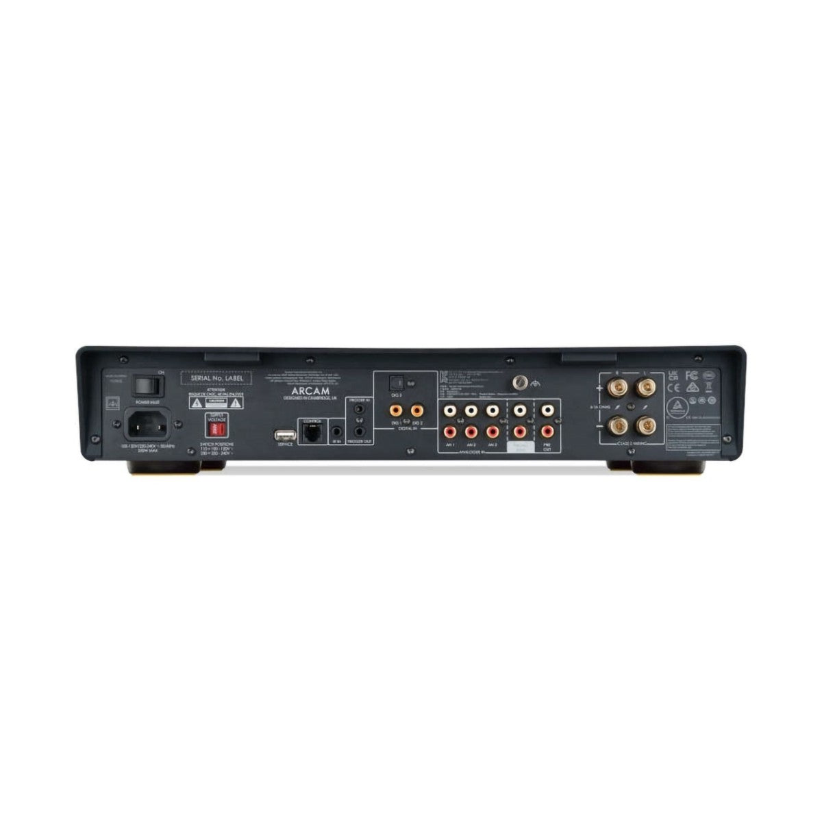 Arcam A5+ Integrated Amplifier with Wharfedale Diamond 12.1i Bookshelf Speakers Pair - Black