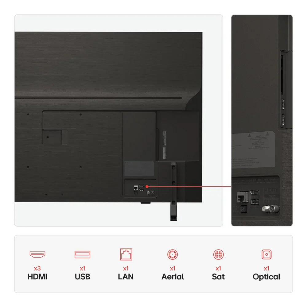 LG 43QNED84A6C 43 Inch QNED AI QNED84 HDR 4K Ultra HD Smart TV