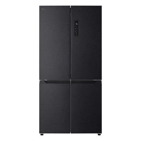 LG GMM42ABBEH 191cm 600L American Style Fridge Freezer in Matte Black - E Rated