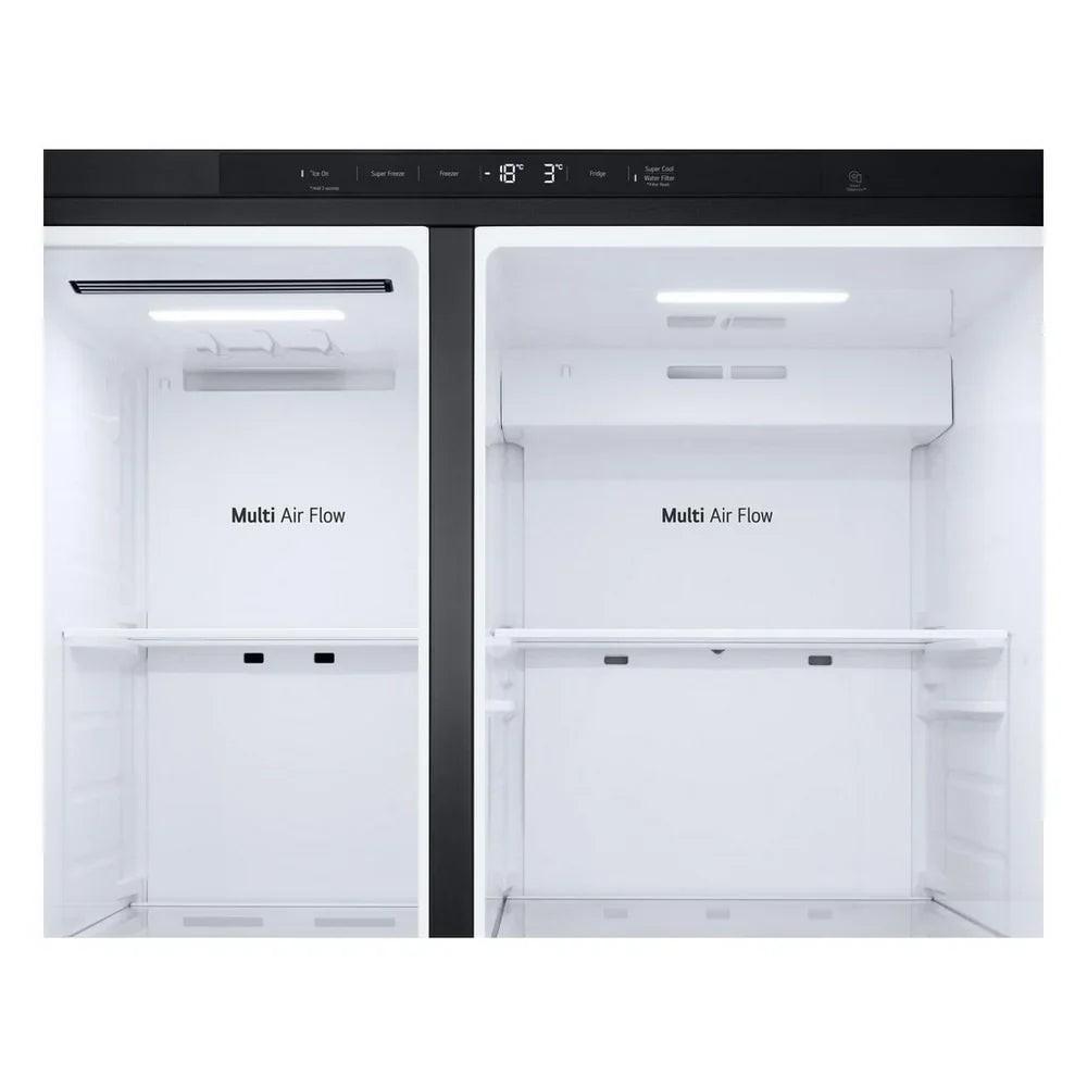 LG GSLC40EPPE 638L NatureFRESH Plumbed American Fridge Freezer Black