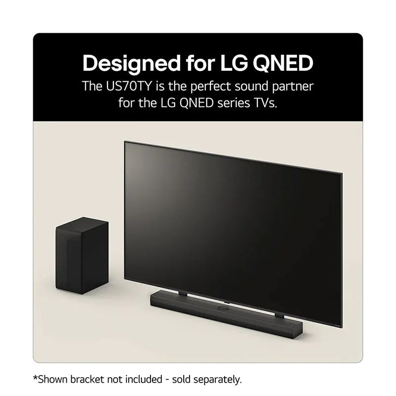 LG US70TY 3.1.1 ch Dolby Atmos Soundbar & Subwoofer - Clearance
