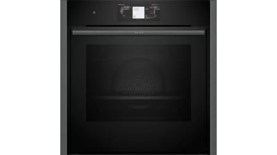 Neff B64CT73G0B N90 Slide and Hide Built-In Electric Single Oven Graphite