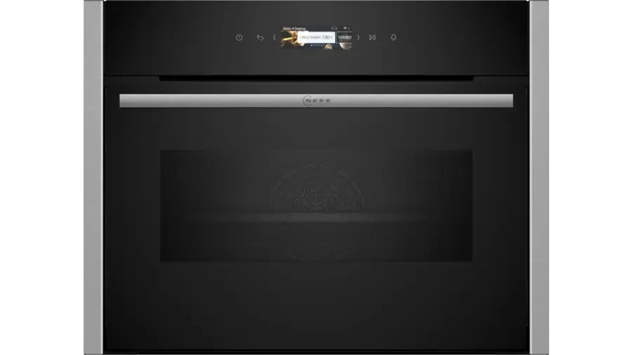 Neff C24MR21N0B N70 Built-In Compact Oven with Microwave Stainless Steel