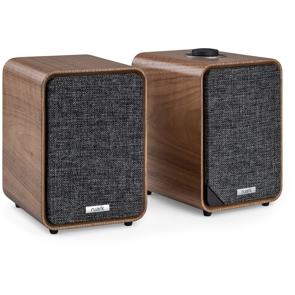 Pro-Ject T1 EVO Standard Turntable with Ruark MR1 MK3 Active Bluetooth Speakers & RS1 Subwoofer Walnut