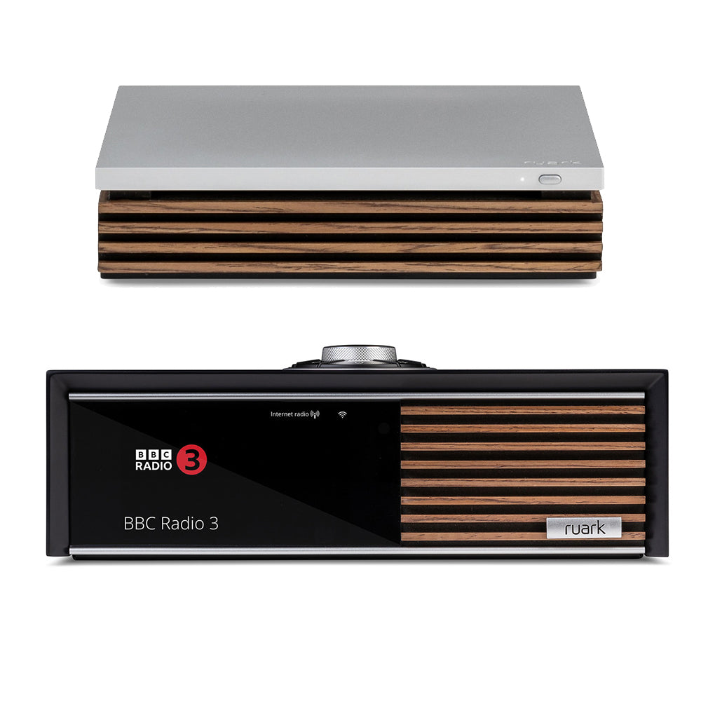 Ruark R610 Streaming Music Console Charcoal with R-CD100 USB CD Player Package