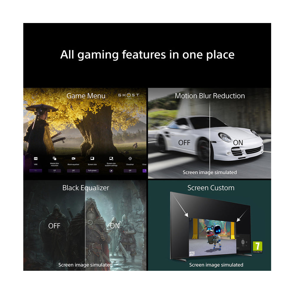 Sony K50XR75M2PB 50 Inch BRAVIA 7 II True RGB LED 4K Ultra HD HDR Smart Google TV 2026