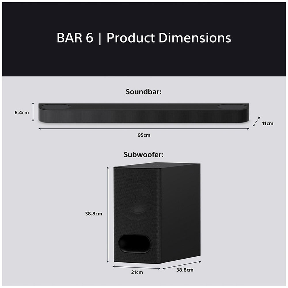 Sony K55XR55B 55 Inch BRAVIA 5 Mini LED 4K UHD HDR Smart TV and HT-B600 3.1.2ch BRAVIA Theatre Bar 6 Soundbar with Subwoofer