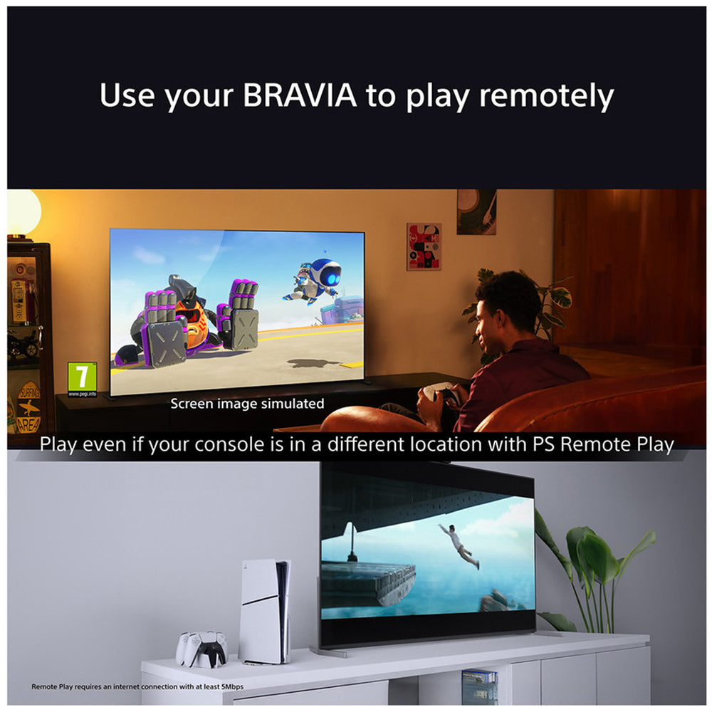 Sony K75XR55BP 75 Inch BRAVIA 5 Mini LED 4K Ultra HD HDR Smart Google TV