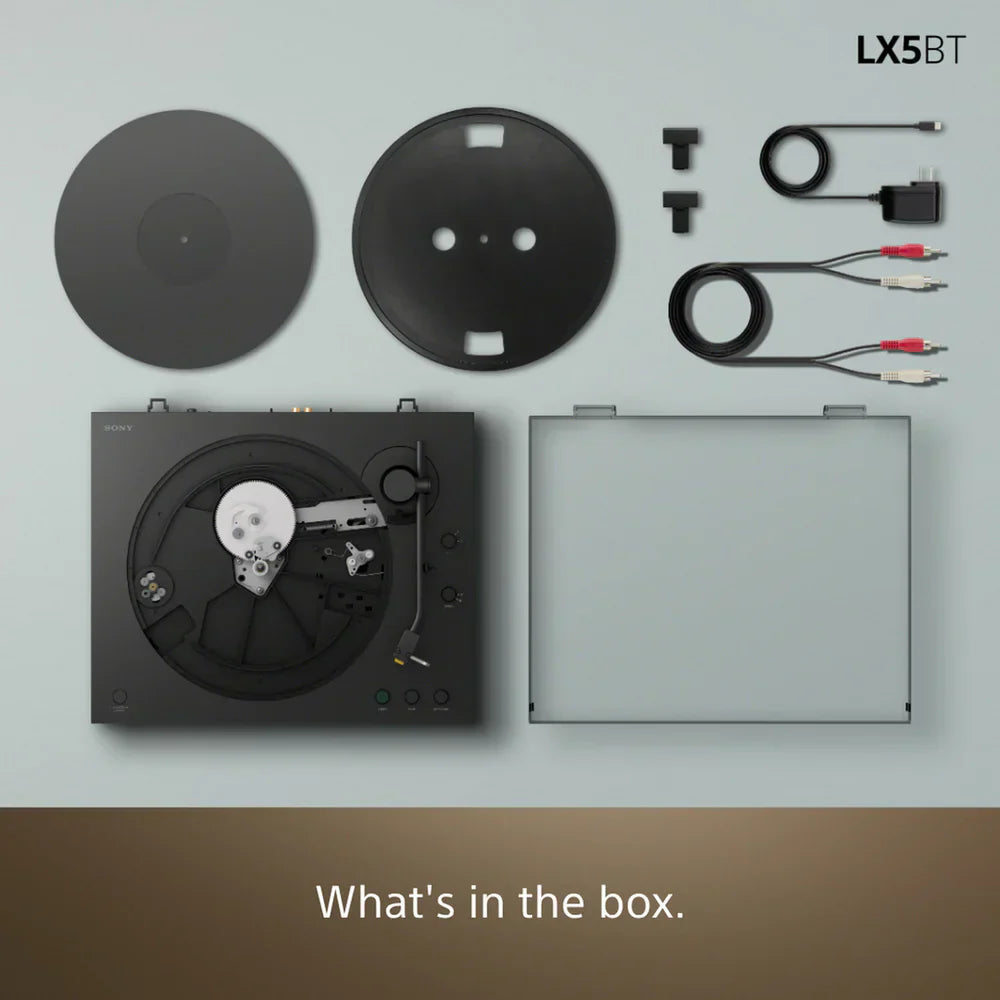 Sony PSLX5BT Fully Automatic Bluetooth Turntable With Klipsch R-40PM Powerd Bluetooth Speakers Hi-Fi Package