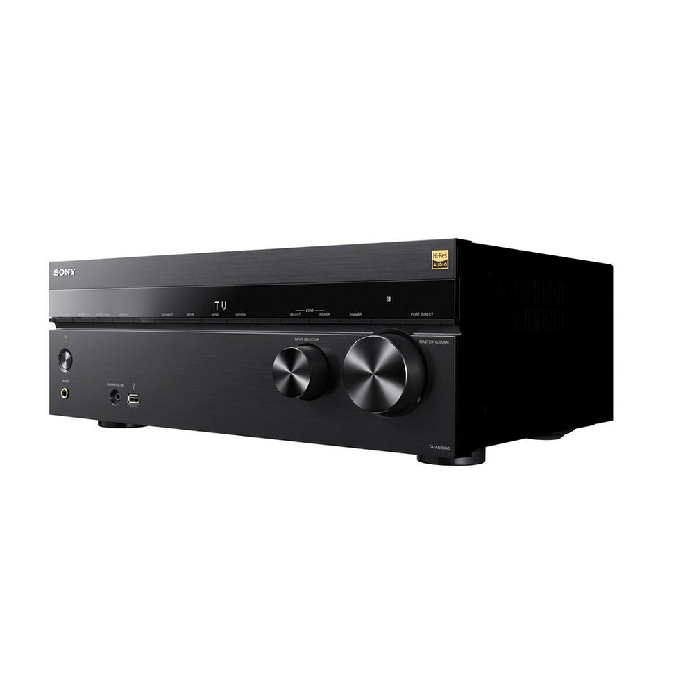 Sony TA-AN1000 7.2 Ch 8K Dolby Atmos AV Amplifier with Wharfedale DX3 HCP 7.1 Black Speaker Package