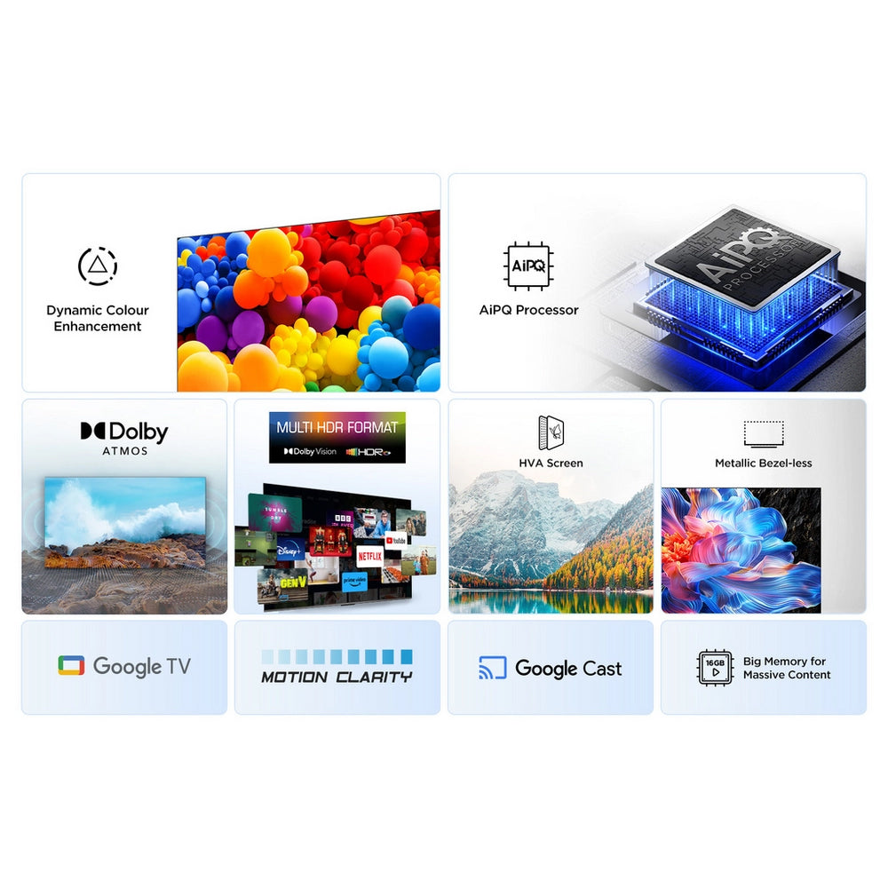TCL 65V6C-UK 65 Inch V6C 4K Ultra HD HDR Direct LED Smart Google TV