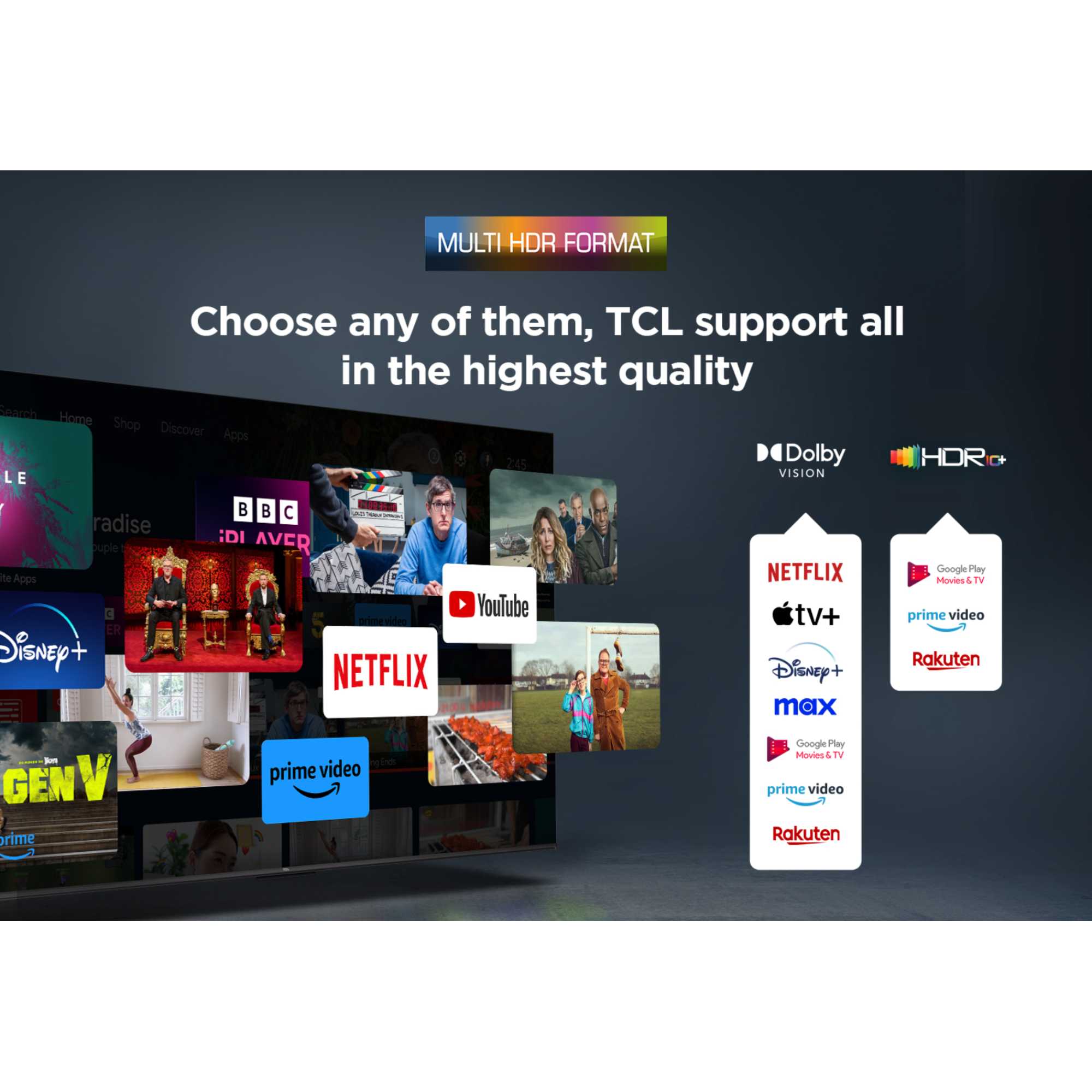 TCL 75T8C-UK 75 Inch T8C 4K QLED Ultra HD HDR Smart Google TV with 144Hz Motion Clarity Pro and Onkyo 2.1 sound