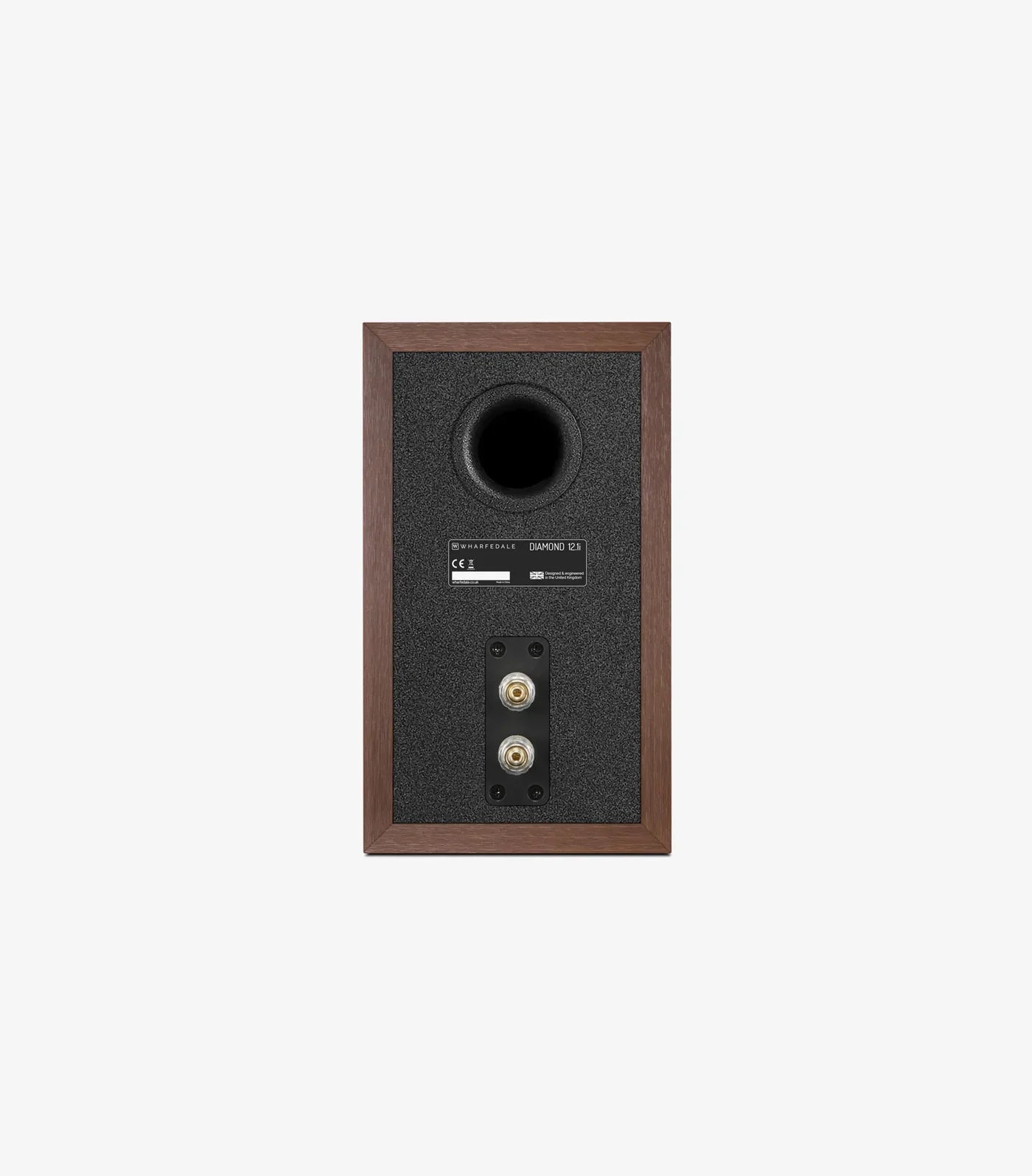 Wharfedale Diamond 12.1i Compact 2 way Standmount Bookshelf Speakers Pair - Walnut