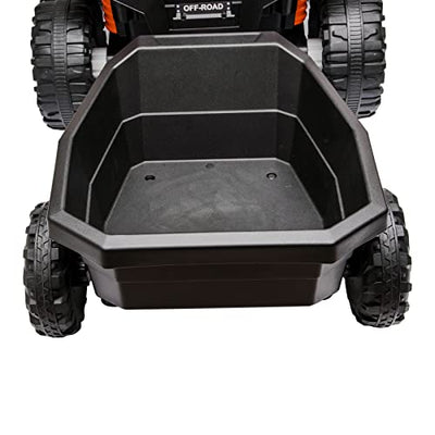 Garvee Trailer for 12V Kids Ride On Car Truck w/ Parent Remote Control (Trailer Only)