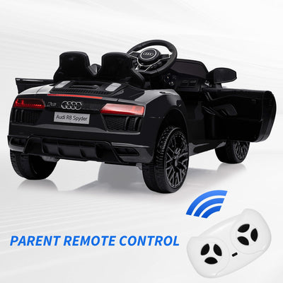 Garvee Ride - P Series: 12V Power Battery Electric Vehicles for 3-7 Toddlers, Licensed Toy Car with Remote Control, MP3 Player - Black