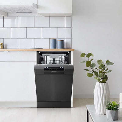 Hisense HS523E15BUK Slimline Freestanding Dishwasher 10 Place Settings Black - E Rated