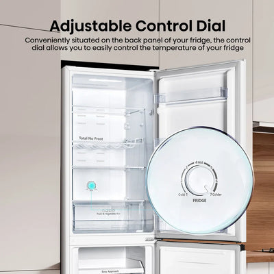 Hisense RB327N4WWE 50/50 Total No Frost Fridge Freezer White - E Rated