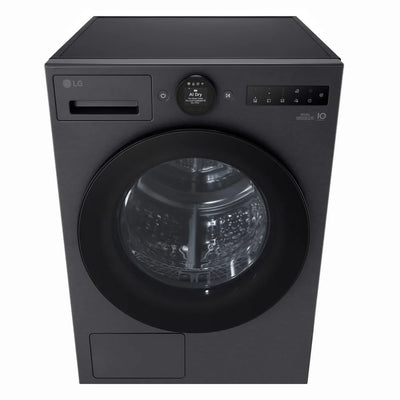 LG RHX7010TBB AI Dry 10kg Dual Inverter Heat Pump Tumble Dryer Black