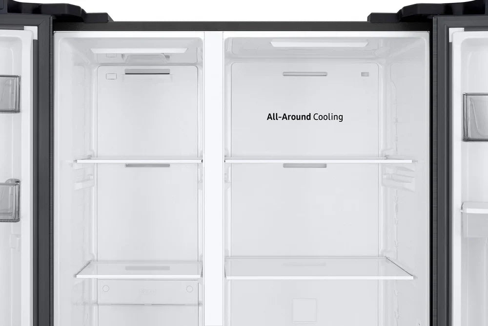 Samsung RS57DG410EB4EU Bespoke AI Series 7 SpaceMax Smart American-Style Fridge Freezer Black