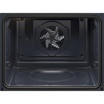 AEG 3000 Series BPX535A61M Air Fry Electric Single Built in Oven with Retractable Dials in Stainless Steel