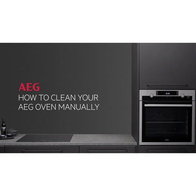 AEG 6000 Series BEB335061W Surround Cook Electric Single Built in Oven with Retractable Dials in White