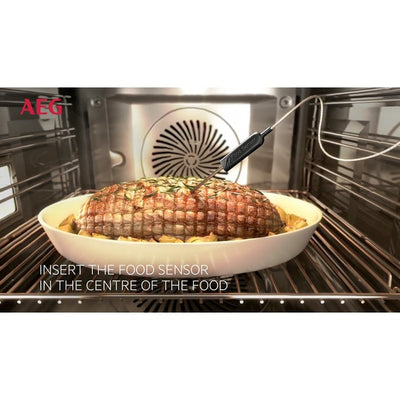 AEG 7000 Series BSK978330B Steam Crisp Electric Single Built in Oven with Command Wheel