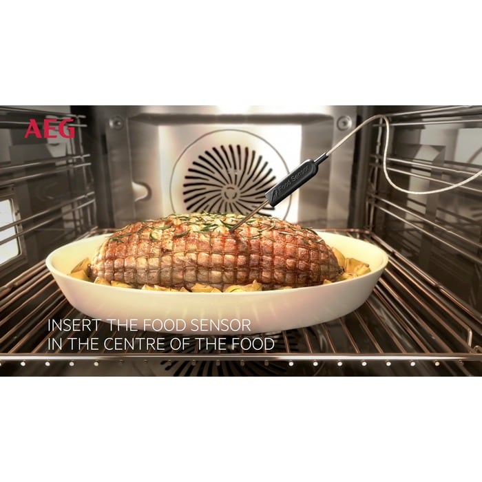 AEG 7000 Series BSK978330B Steam Crisp Electric Single Built in Oven with Command Wheel