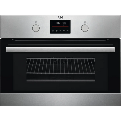 AEG 8000 Serise KMK365060M 43L Combi Quick Compact Microwave Combination Oven in Stainless Steel