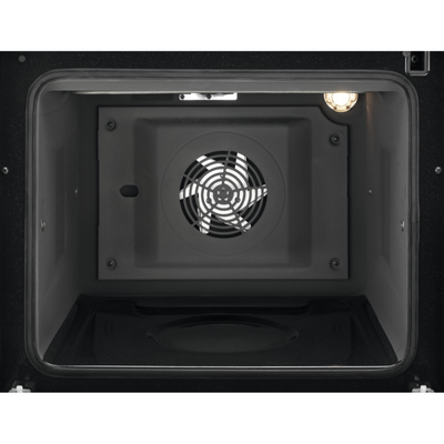 AEG CCB6741ACM 6000 Series Steam Bake 60cm Freestanding Electric Cooker with Ceramic Hob in Stainless Steel