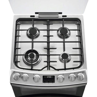 AEG CGB6131ACM 60cm Freestanding Gas Cooker with Double Oven in Stainless Steel