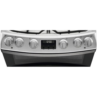 AEG CKB6541ACM 60cm 5000 Series Surround Cook Dual Fuel Freestanding Cooker With Double Oven in Stainless Steel