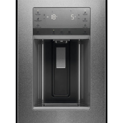 AEG RMB954E9VX Series 9000 Freestanding Plumbed-In American Fridge Freezer Stainless Steel
