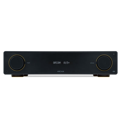 Arcam A15+ Integrated Amplifier with WiiM Pro Plus Streamer and Wharfedale EVO 5.4 Floorstanding Speakers Hi-Fi Package - Black