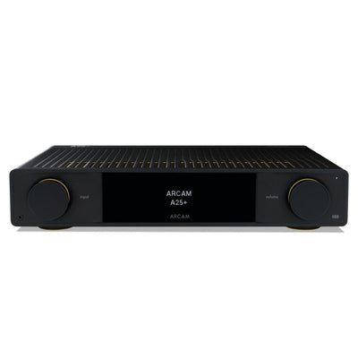 Arcam A25+ Integrated Amplifier with JBL 4309 Studio Monitor Bookshelf Speakers Pair - Black