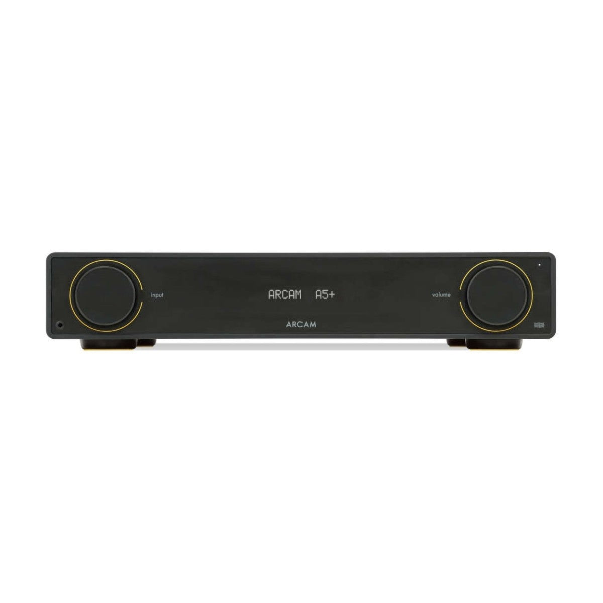 Arcam A5+ Integrated Amplifier with Wharfedale Super Denton Heritage Bookshelf Speakers Pair - Black
