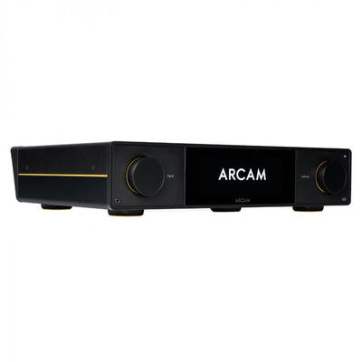 Arcam Radia SA35 Streaming Integrated Amplifier with Bowers and Wilkins 606 S3 Bookshelf Speakers Pair Black HiFi Package