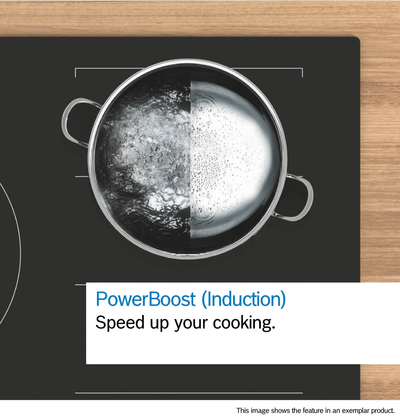 Bosch Series 6 PVQ731H26E 70cm Induction Hob With Integrated Ventilation System