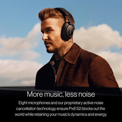 Bowers & Wilkins Px8 S2 Over Ear Noise Cancelling Wireless Headphones - Midnight Blue