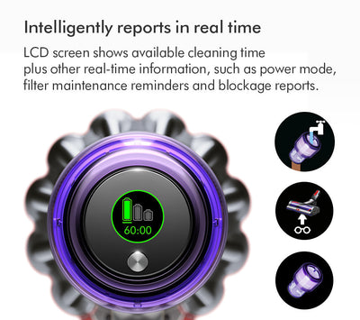 Dyson V11 Extra Cordless Stick Vacuum Cleaner Up To 60 Minutes Run Time Nickel and Red