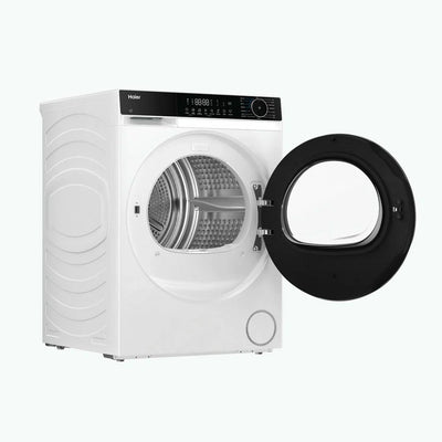 Haier HD80-D357U1 8kg Freestanding Heat Pump Tumble Dryer White - D Rated