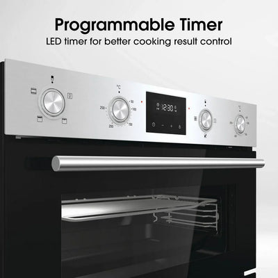 Hisense BID99222CXUK Built In Electric Double Oven Stainless Steel - A Rated