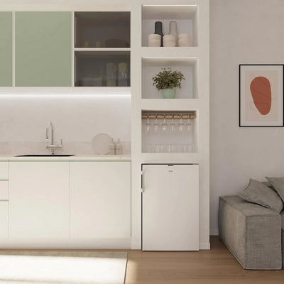 Hoover HONLQ2S58EWHK H-FRIDGE 300 MINI Under Counter Larder Fridge White - E Rated