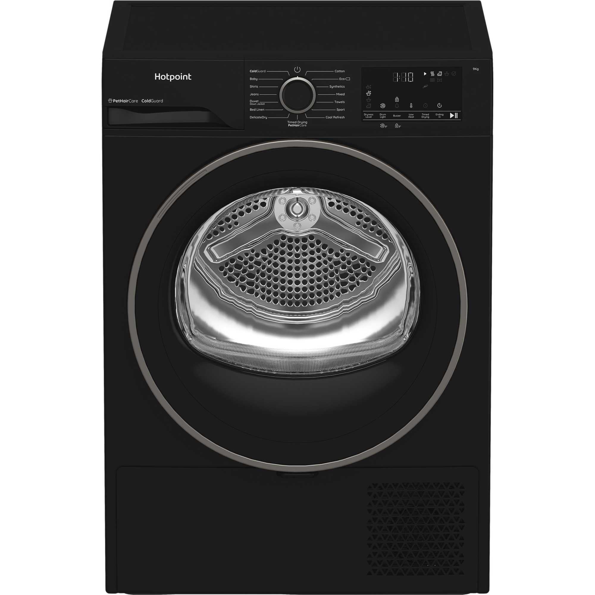 Hotpoint CHD93MBBUK 9kg Heat Pump Tumble Dryer With PetHairCare Black