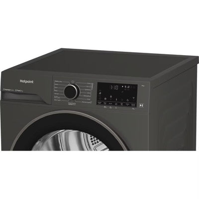 Hotpoint CHD94MGBSUK Fabric Care 9kg Heat Pump Tumble Dryer with HomeWhiz - Graphite