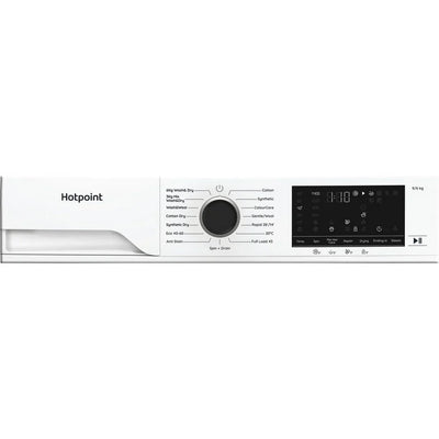 Hotpoint HBD9681ANTSTAIN 9+6kg 1400 Spin Freestanding Front Load Washer Dryer - White