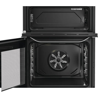 Hotpoint HDE6VDCAX 60cm Electric Double Cooker with Air Fry Stainless Steel